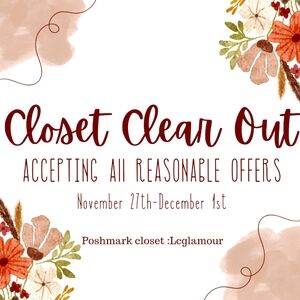 Closet Clear Out